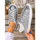 Glitter PU Leather Sneakers - 3 Colors