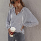 Simmi Black Stripe Long Sleeve Hoodie