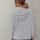 Simmi Black Stripe Long Sleeve Hoodie