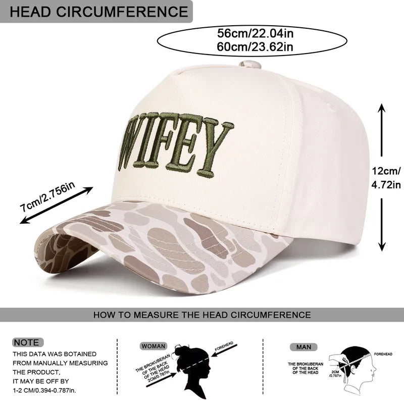 Wifey Embroidered Baseball Cap - 3 Colors