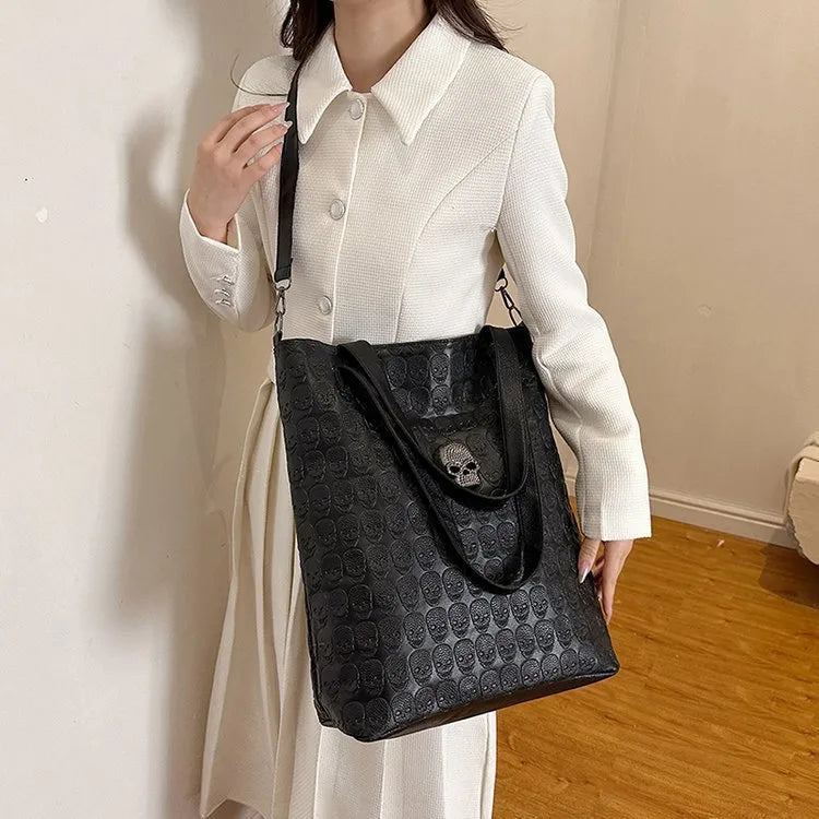 Skull PU Leather Shoulder Bag