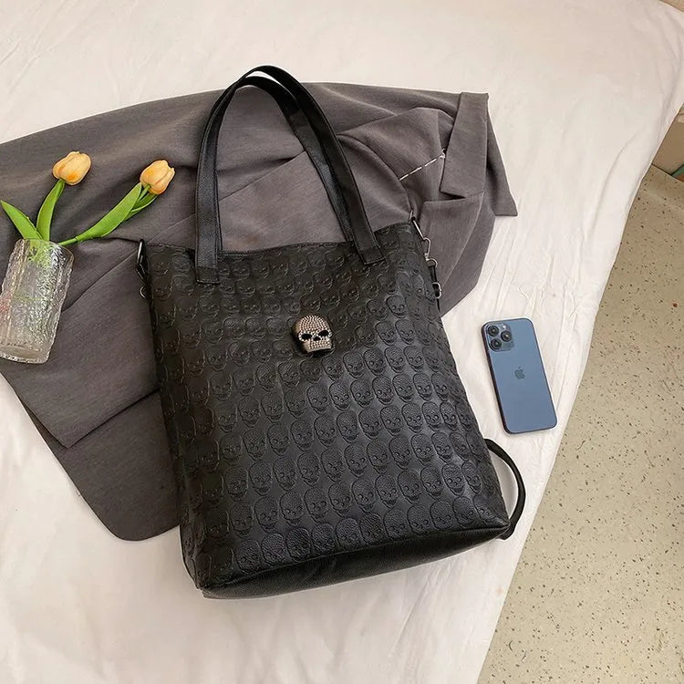 Skull PU Leather Shoulder Bag