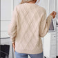 Skylar Diamond Knit Pattern Sweater