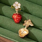 Strawberry Drop Earrings