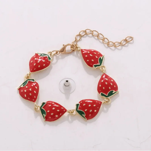 RTS Strawberry Bracelet