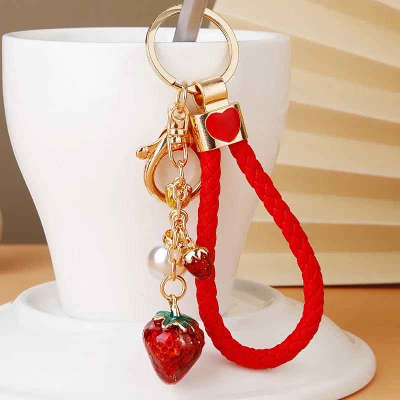 Strawberry Kiss Bag Charm