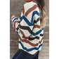 RTS Retro Wave Print Western Sweater