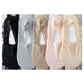 5 Pair Sylvie No-Slip Floral Lace Sneaker Socks