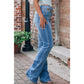 Tammie Dusk Blue Pearl Boot Cut Denim Jeans