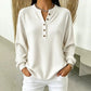 Tamra Split Neck Waffle Knit Pullover - 5 Colors