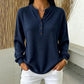Tamra Split Neck Waffle Knit Pullover - 5 Colors