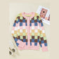 SALE!!!  Taralyn Plush Checkered Pattern Button Front Cardigan Sweater