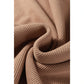 Andria Taupe Lace Drawstring Pullover Hoodie and High Waist Pants Corduroy Suit