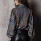 Teah Boho Paisley Luxe Blouse