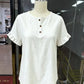 Tenny White Button Front Ruffle Sleeve Blouse