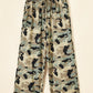 Teresita Camouflage Print Street Fashion Drawstring Shift Pants