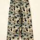 Teresita Camouflage Print Street Fashion Drawstring Shift Pants