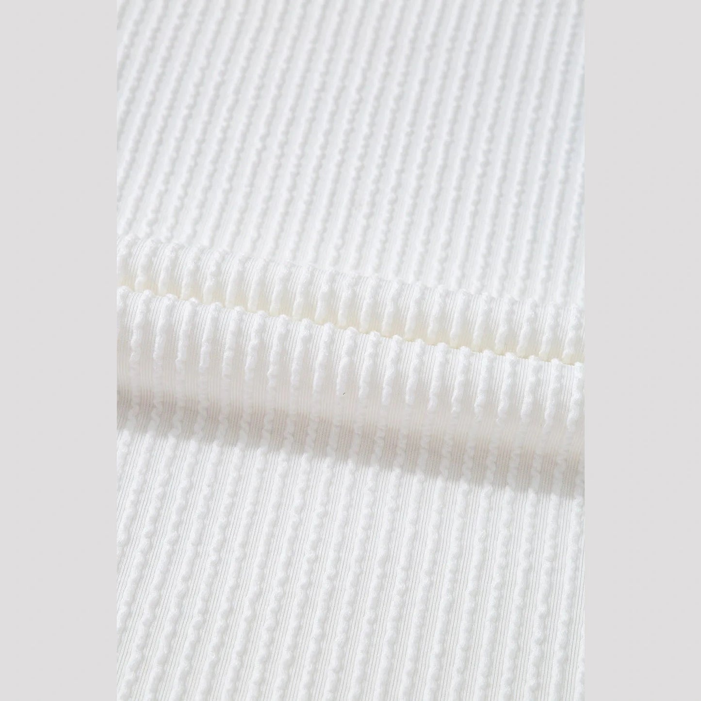 Tilly Pale Chestnut Color Block Corded Long Sleeve Top