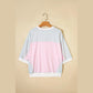 Tondrea Casual Stripe Oversize Dolman Sleeve Patchwork T Shirt
