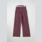 Tonisha  Red Mineral Wash Cargo Patched Pocket Utility Sweatpants