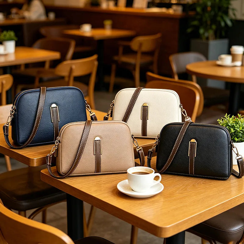 Torin Compact Lifestyle PU Leather Crossbody - 4 Colors