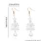 Pearl Tree Tassel Earrings