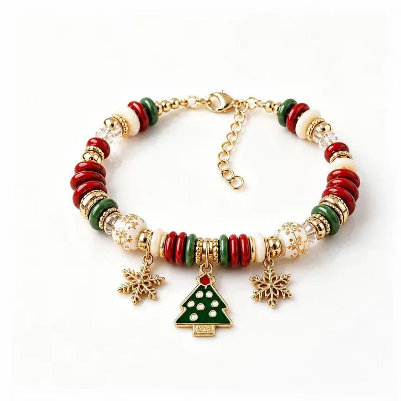Christmas Cheer Beaded Bracelets - 3 Options