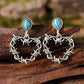Turquoise Alloy Drop Earrings - 4 Options