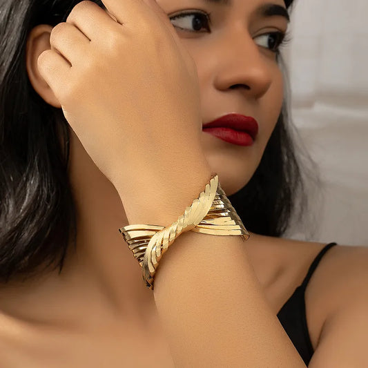 Golden Twist Bracelet