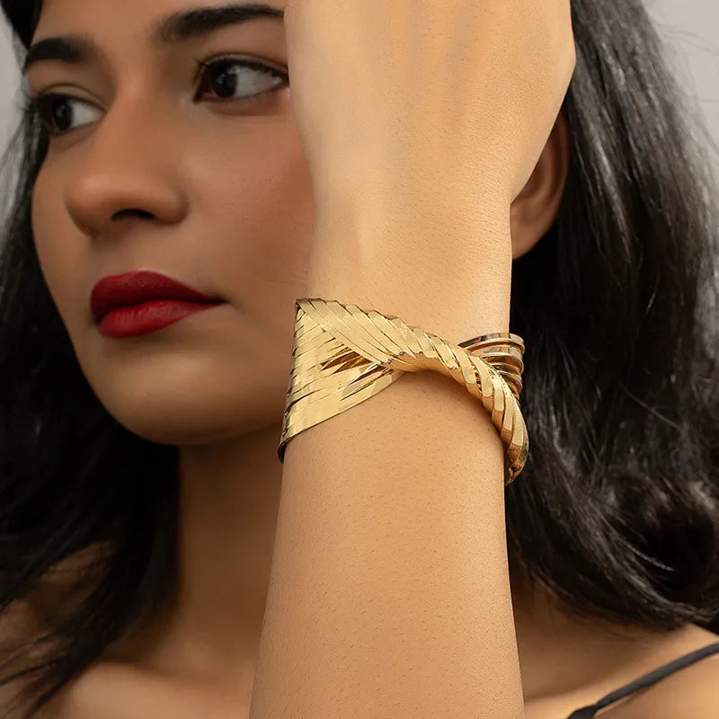 Golden Twist Bracelet