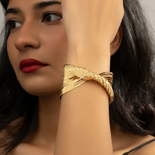 Golden Twist Bracelet