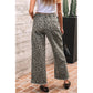 Tyra Leopard Straight Loose Leg Jeans