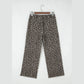 Tyra Leopard Straight Loose Leg Jeans