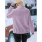 Vella Purple Quarter Zip Fuzzy Fleece Sweatshirt