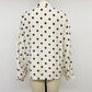 Vivica Polka‑Dot Button‑Up Blouse