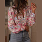 Wenda Floral Print Button Up Blouse