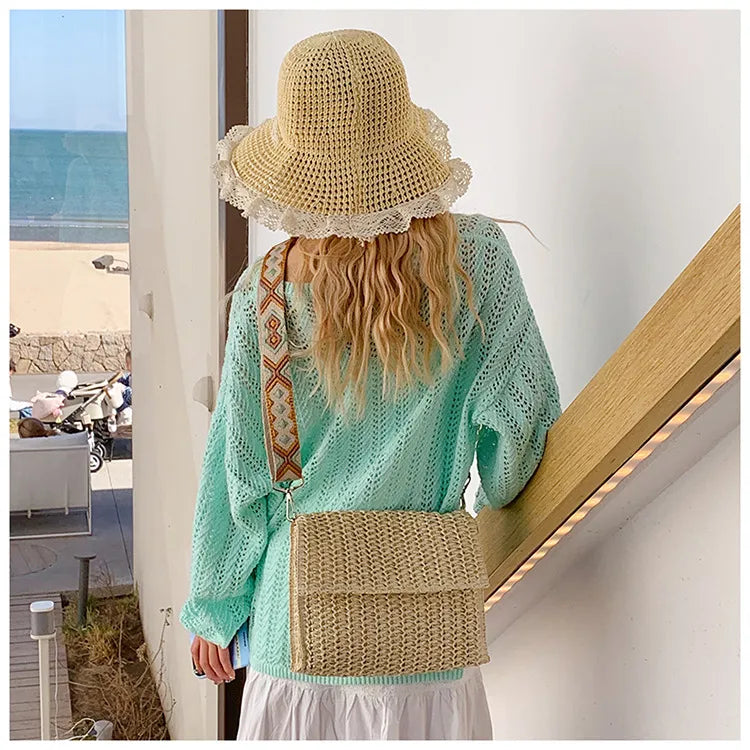 Caris Boho Weave Everyday Bag - 2 Colors