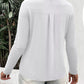 Eleanora Lapel Button Up Long Sleeve Blouse - 6 Colors