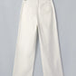Carlyle White Scalloped Patch Pocket Shift Jeans