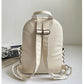 Chevelle Crisscross Stud Detail PU Leather Backpack - 4 Colors