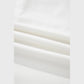 RTS White Exposed Seam Rainbow Stripe Color Block V Neck Loose Long Sleeve Top
