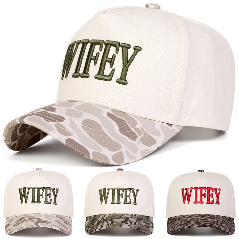 Wifey Embroidered Baseball Cap - 3 Colors