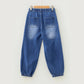 Wilma 4 Button Front Tapered Casual Loose Fit Jeans