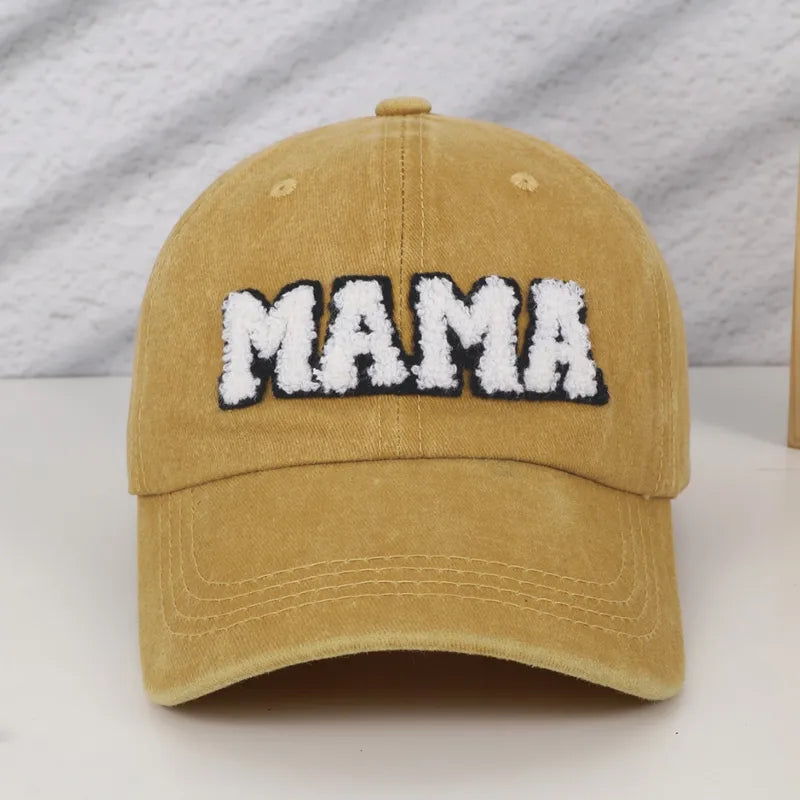 Puff‑Stitch MAMA Baseball Cap - 7 Colors