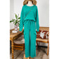 REDUCED!!!  Zinny Green Pullover Top and Cargo Pants Set * S-3X  REDUCED!!!