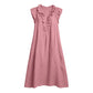 Zandra Blush Ruffle Breeze Maxi Dress w/ Pockets