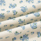 Zara Grommet Knot Waist Floral Barrel Leg Jeans