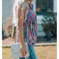 RTS Tondrea Boho Flounce V Neck Tank
