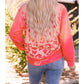 REDUCED!!!  Kelsi Pink Bleached Cheetah Print Sweatshirt  REDUCED!!!