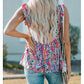 RTS Tondrea Boho Flounce V Neck Tank
